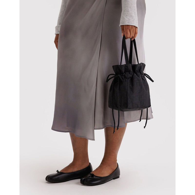 Black Drawstring Bag