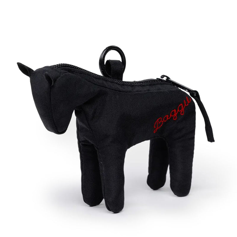 Black Horse Pouch Bag Charm