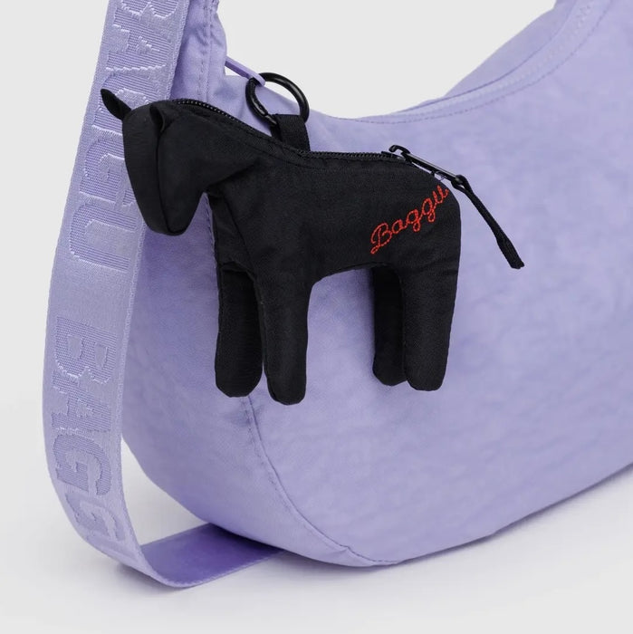 Black Horse Pouch Bag Charm