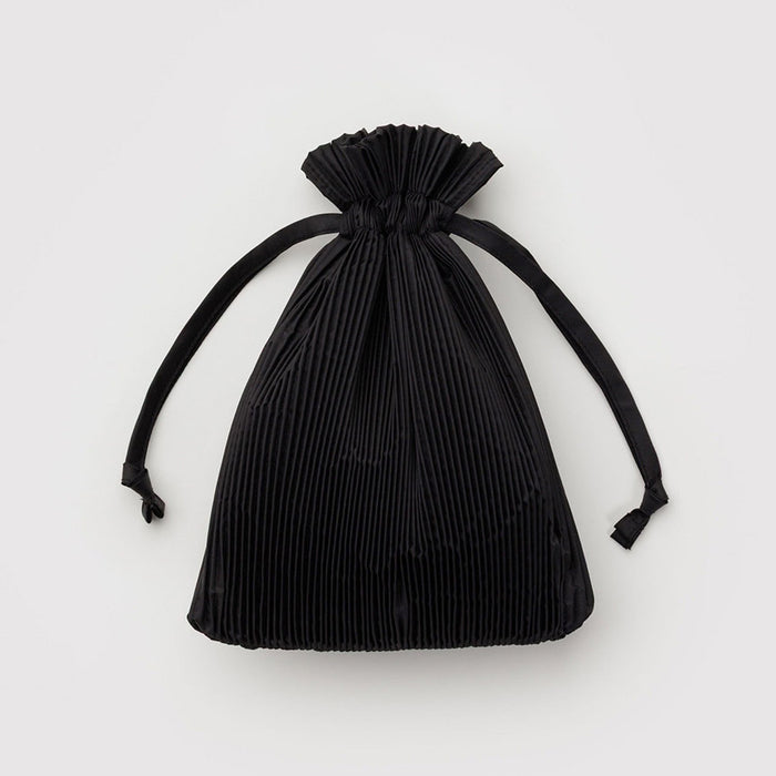 Pleated Black Baggu
