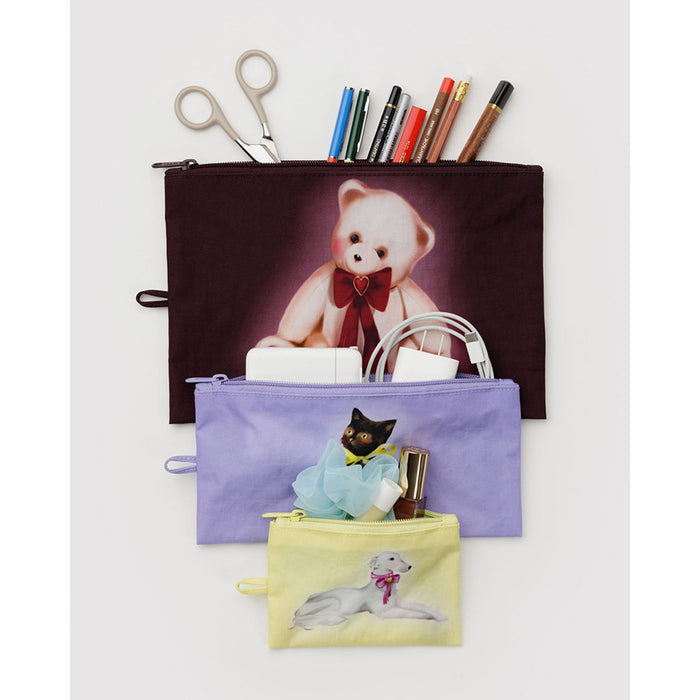 Fancy Animals Flat Pouch Set