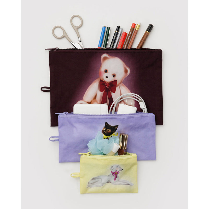 Fancy Animals Flat Pouch Set
