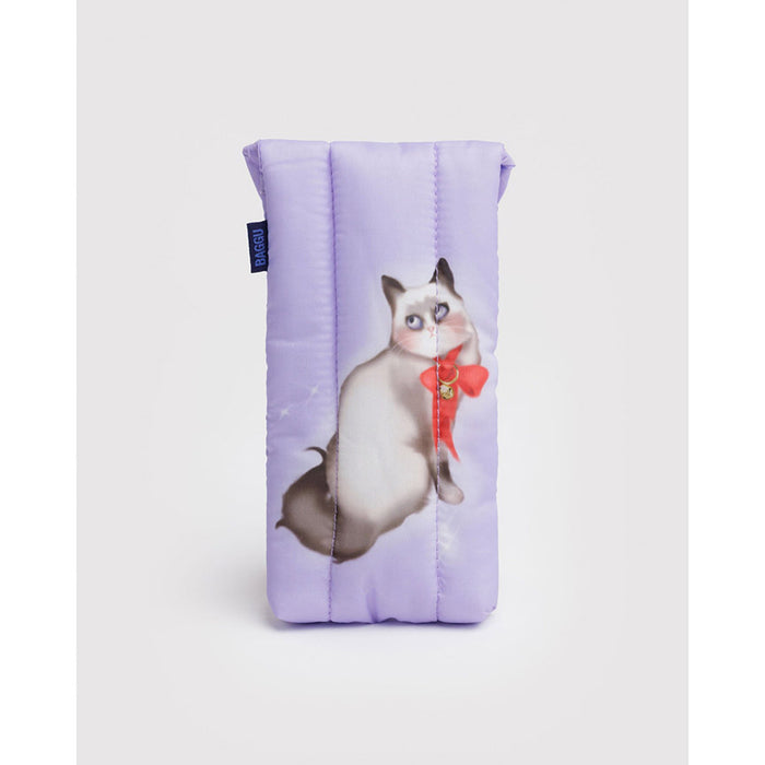 Fancy Cats Puffy Glasses Case