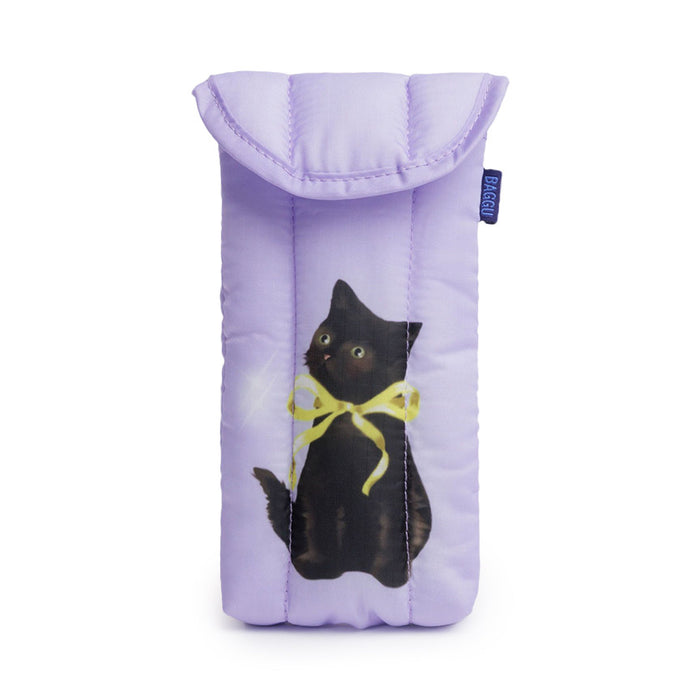 Fancy Cats Puffy Glasses Case