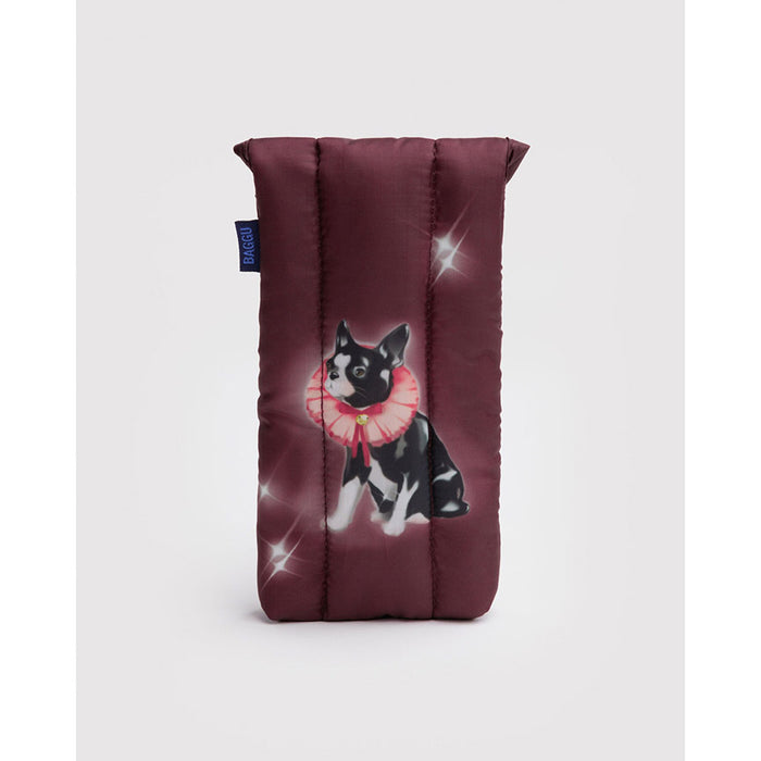 Fancy Dogs Puffy Glasses Case