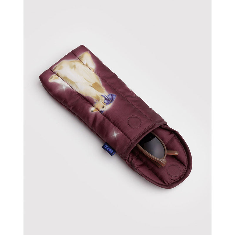 Fancy Dogs Puffy Glasses Case