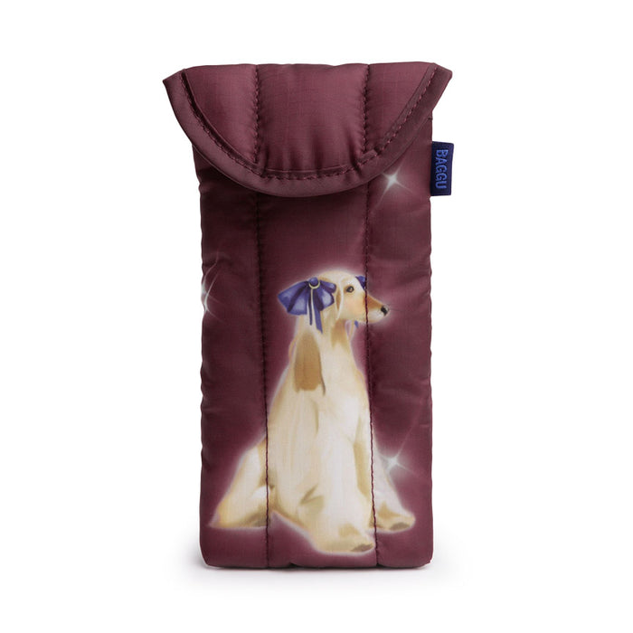 Fancy Dogs Puffy Glasses Case
