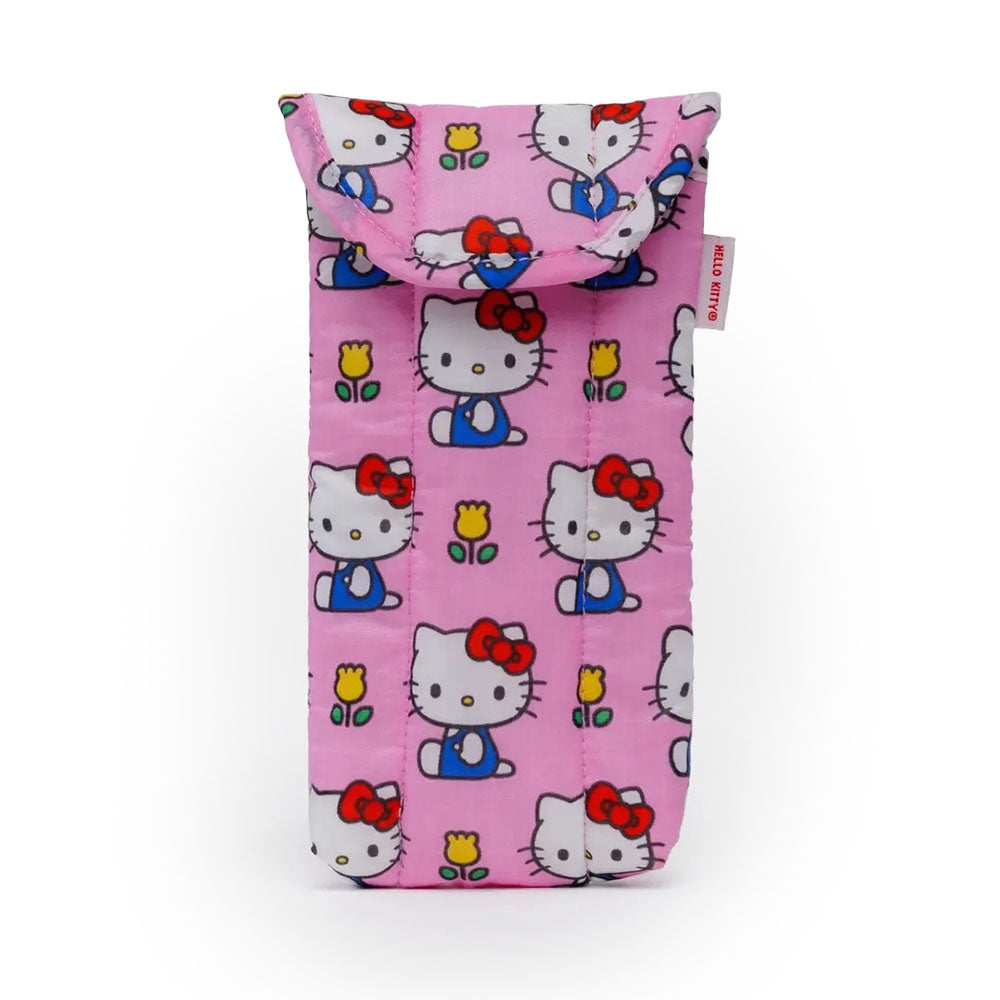 Hello Kitty Pink Tulip Puffy Glasses Case