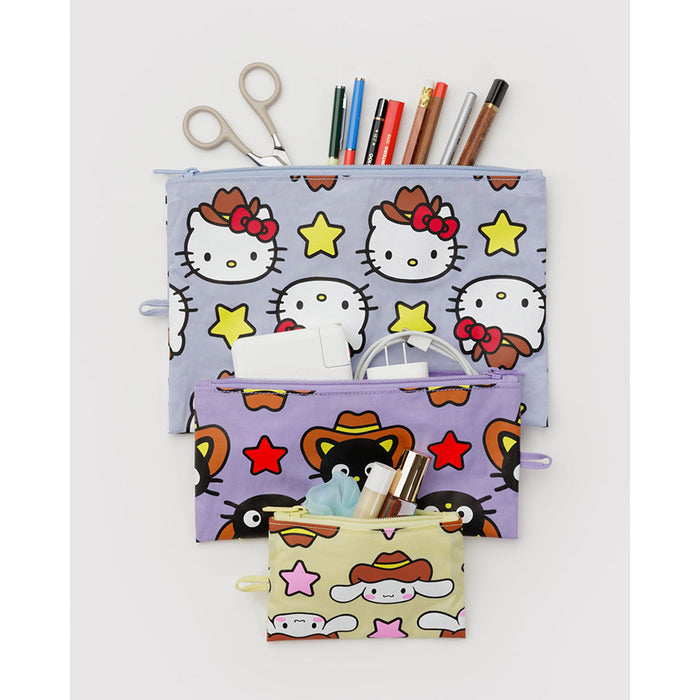 Hello Kitty & Friends Western Flat Pouch Set