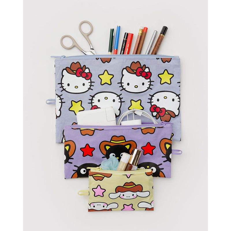 Hello Kitty & Friends Western Flat Pouch Set