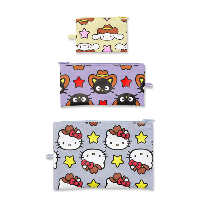 Hello Kitty & Friends Western Flat Pouch Set