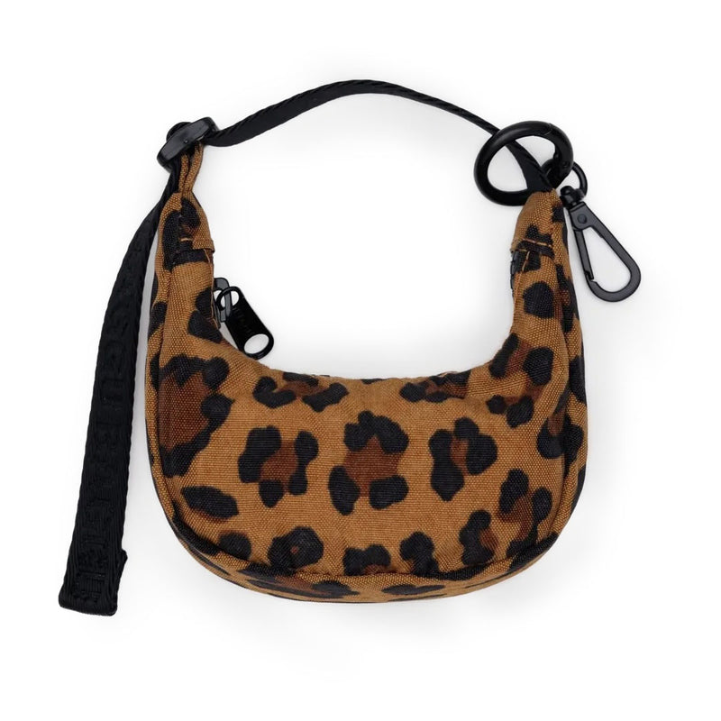 Leopard Crescent Bag Charm