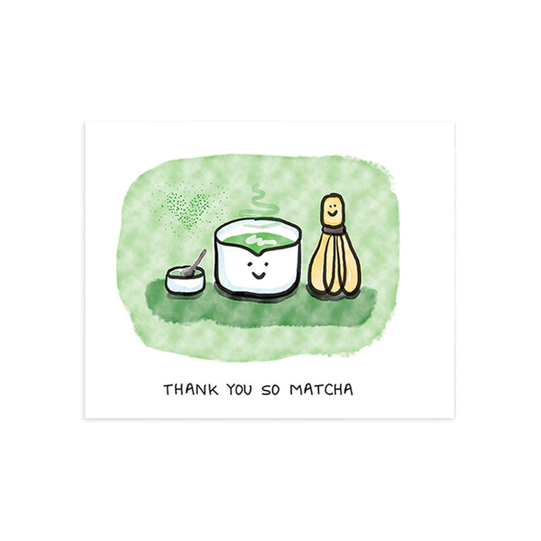 Thank you Matcha Card