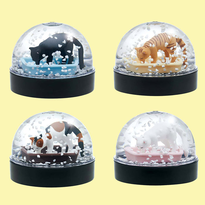 Cat Litter Snow Globe Blind Box