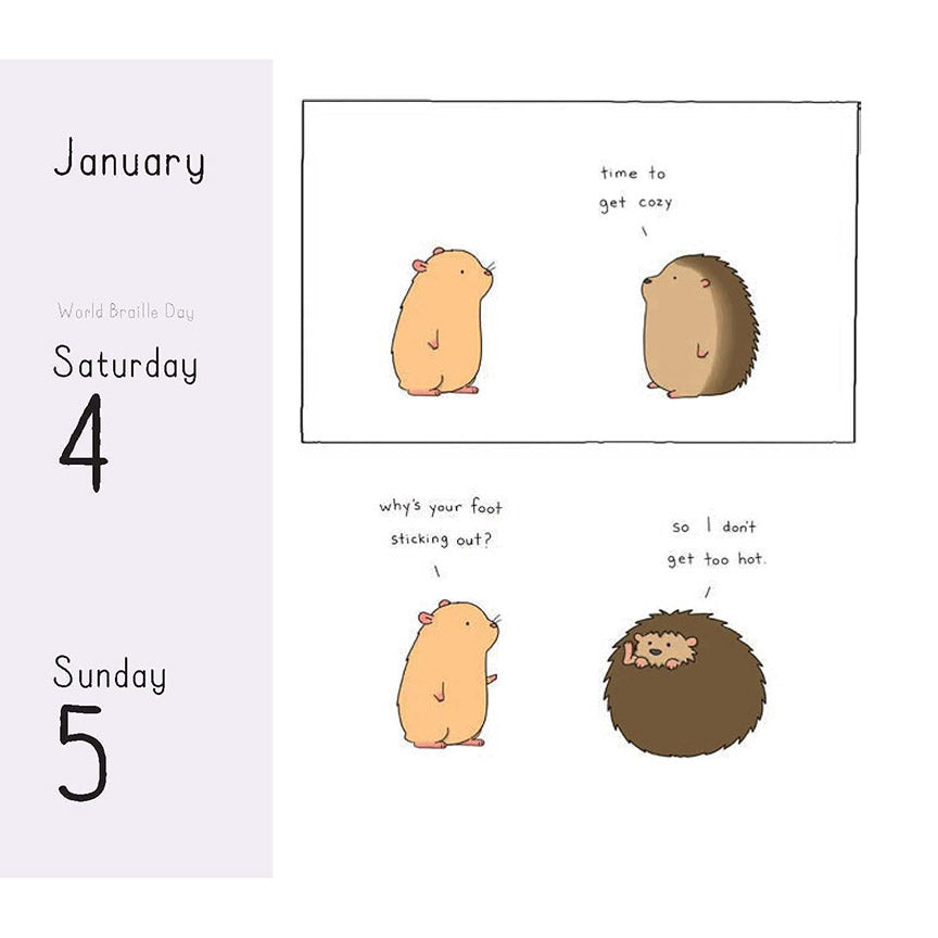 2025 The Little World of Liz Climo Daily Calendar Leanna Lin's Wonderland