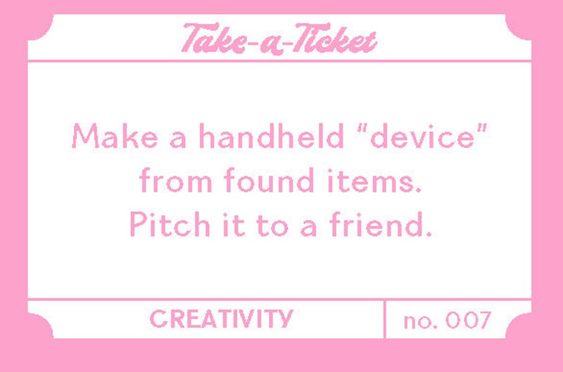 Take-a-Ticket: Creativity