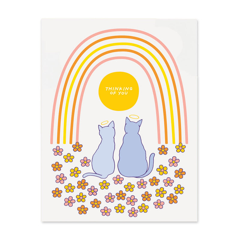 Thinking of Cat Card