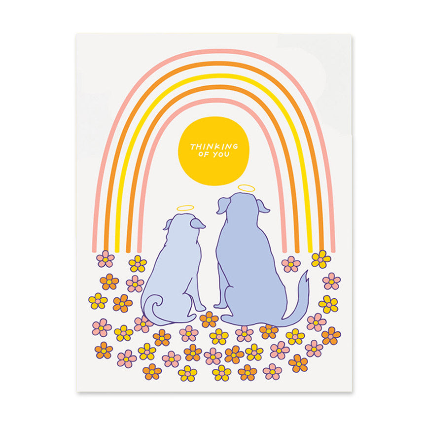 Thinking of Dog Card