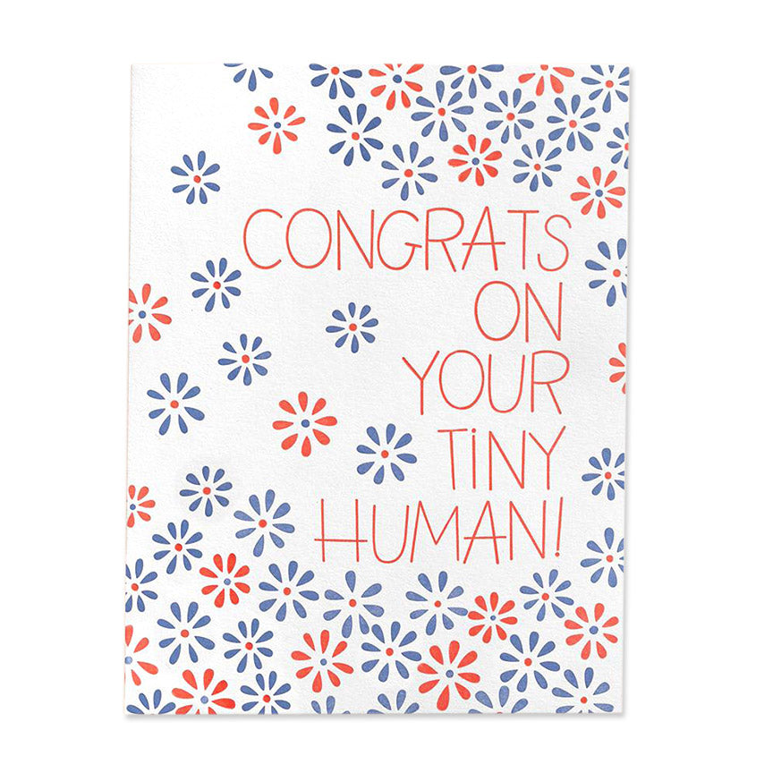 Tiny Human Neon Card