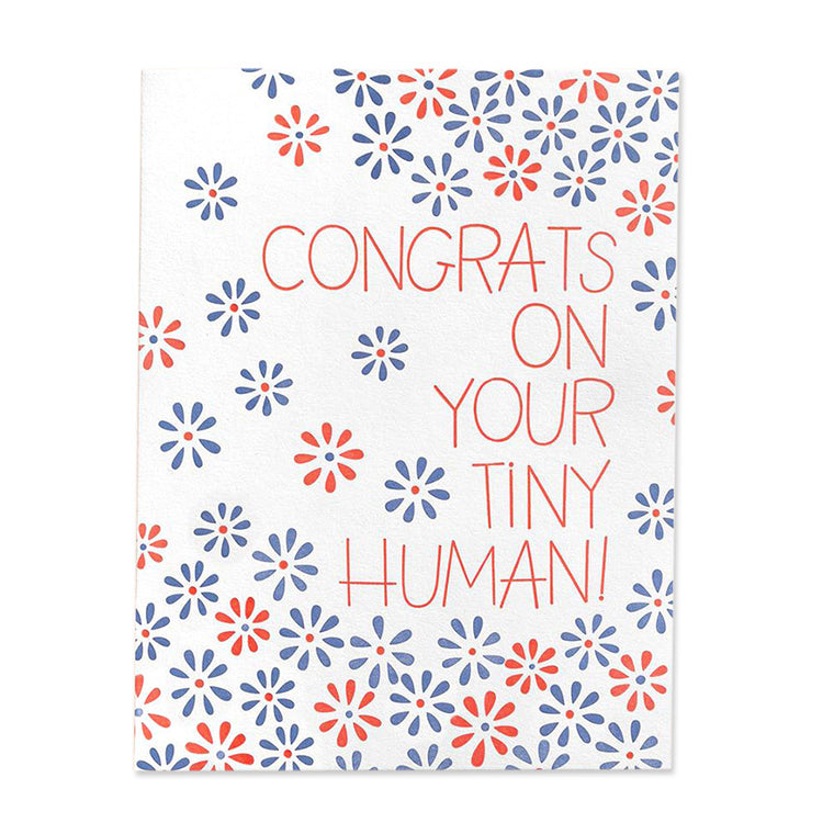 Tiny Human Neon Card