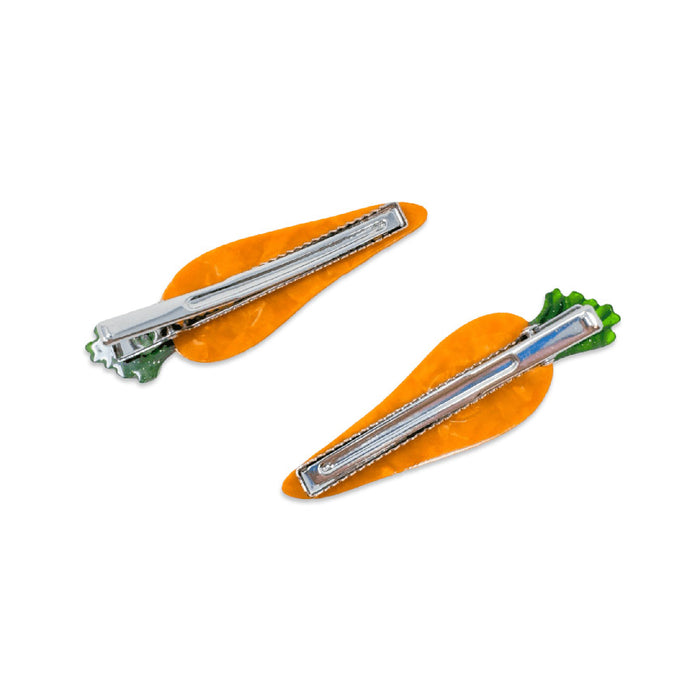 Carrot Hair Clip Set