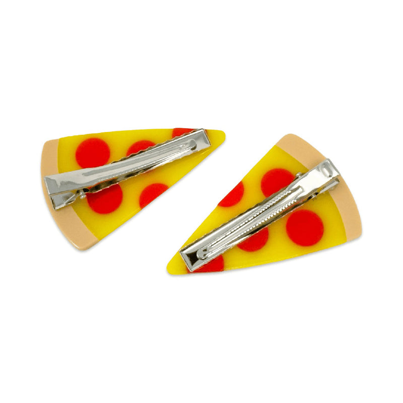 Pizza Hair Clip Set