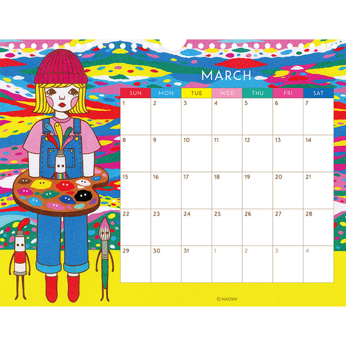 2026 Naoshi Wall Calendar