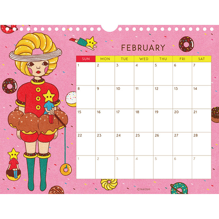 2026 Naoshi Wall Calendar