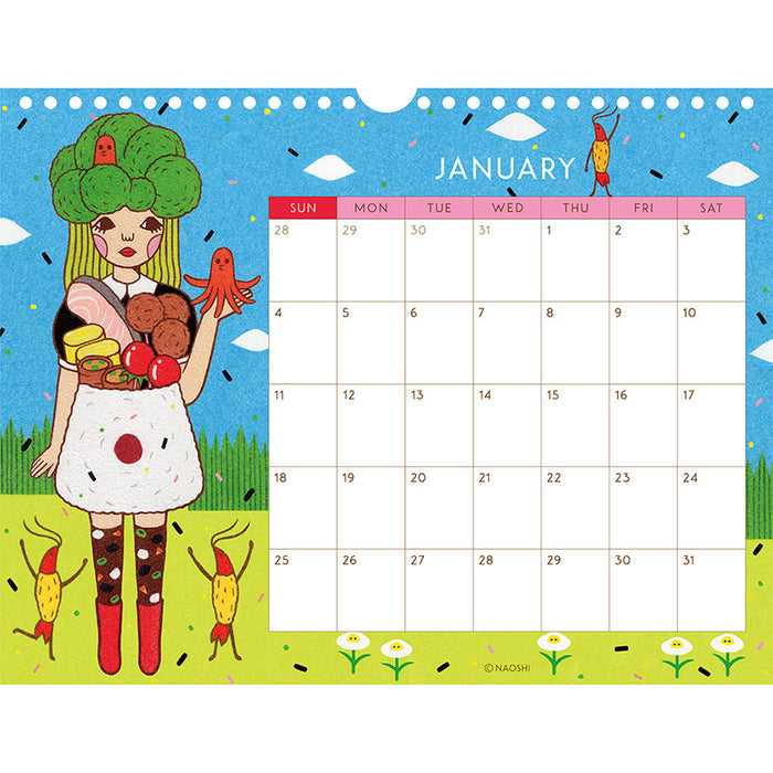 2026 Naoshi Wall Calendar