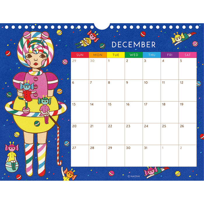 2026 Naoshi Wall Calendar