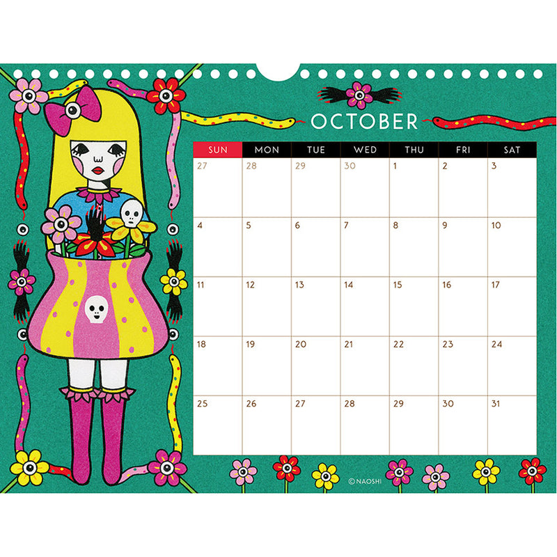 2026 Naoshi Wall Calendar