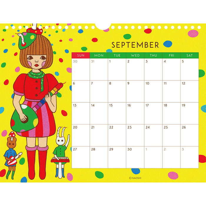 2026 Naoshi Wall Calendar