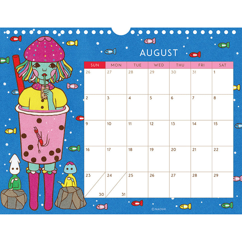 2026 Naoshi Wall Calendar
