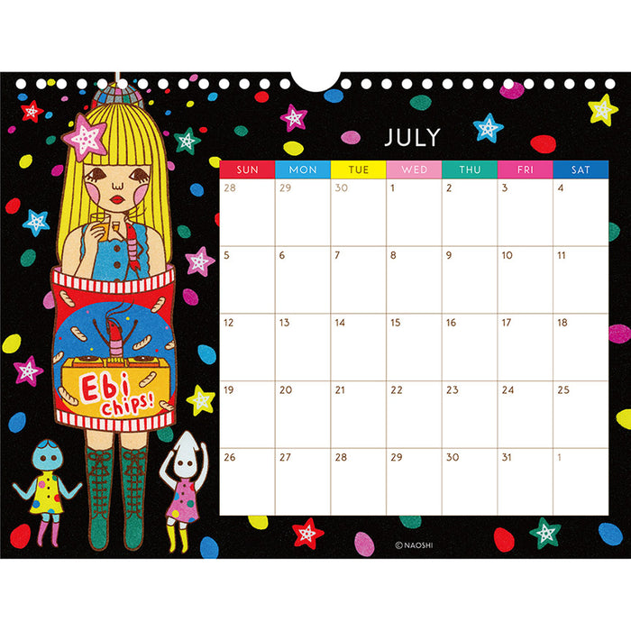 2026 Naoshi Wall Calendar