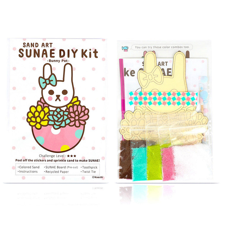 Bunny Pot DIY Sunae (Sand Art) Kit