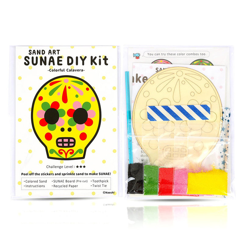 Colorful Calavera DIY Sunae (Sand Art) Kit