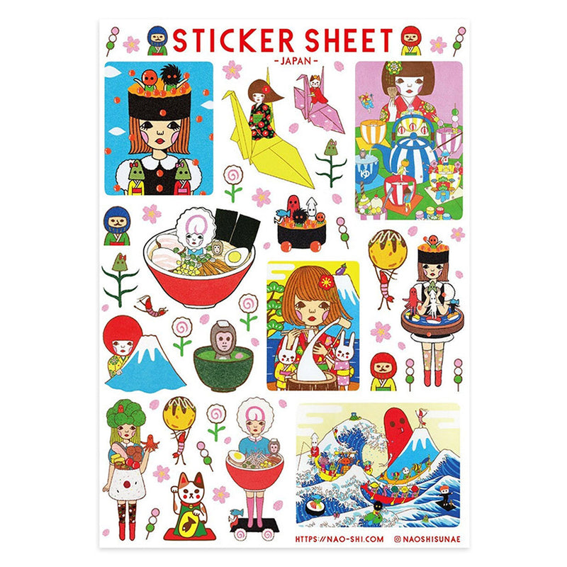 Japan Sticker Sheet