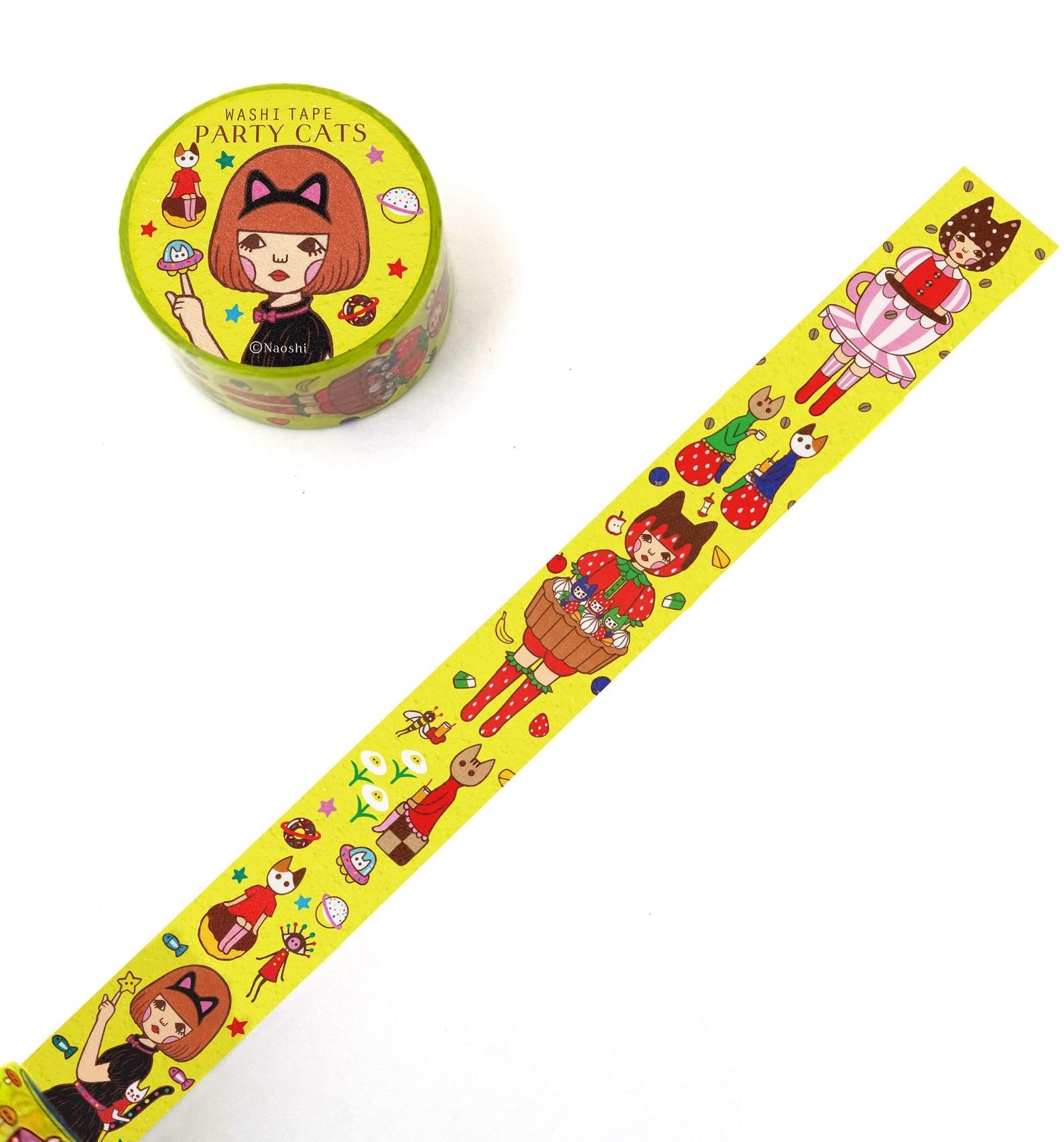 Party Cats Washi Tape