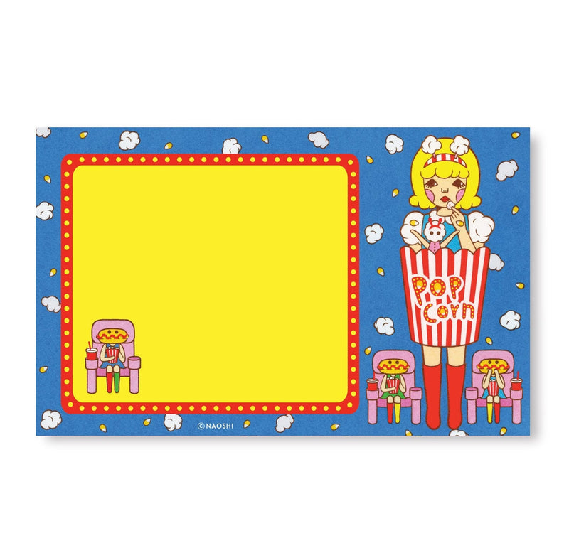 Popcorn Girl Notepad