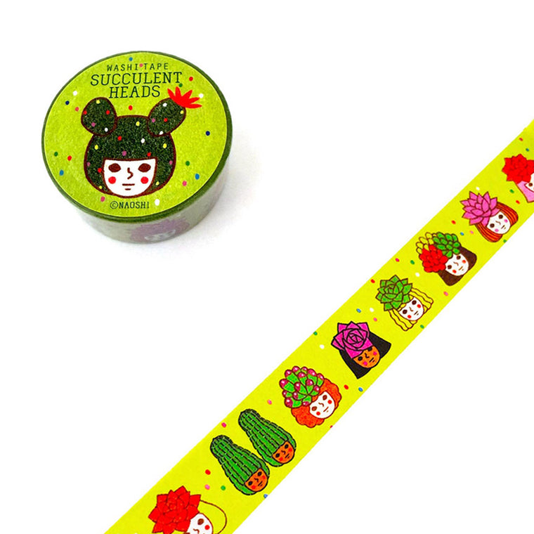 Succulent Plants Washi Tape