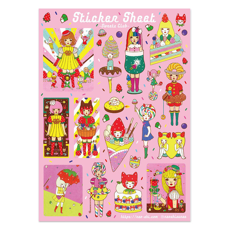 Sweets Club Sticker Sheet