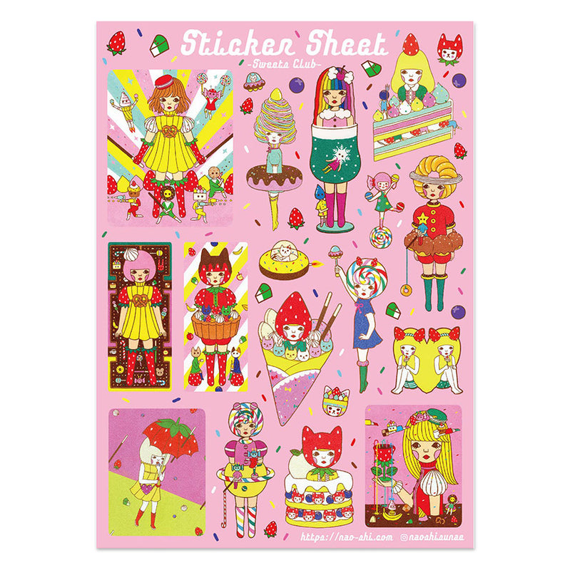 Sweets Club Sticker Sheet