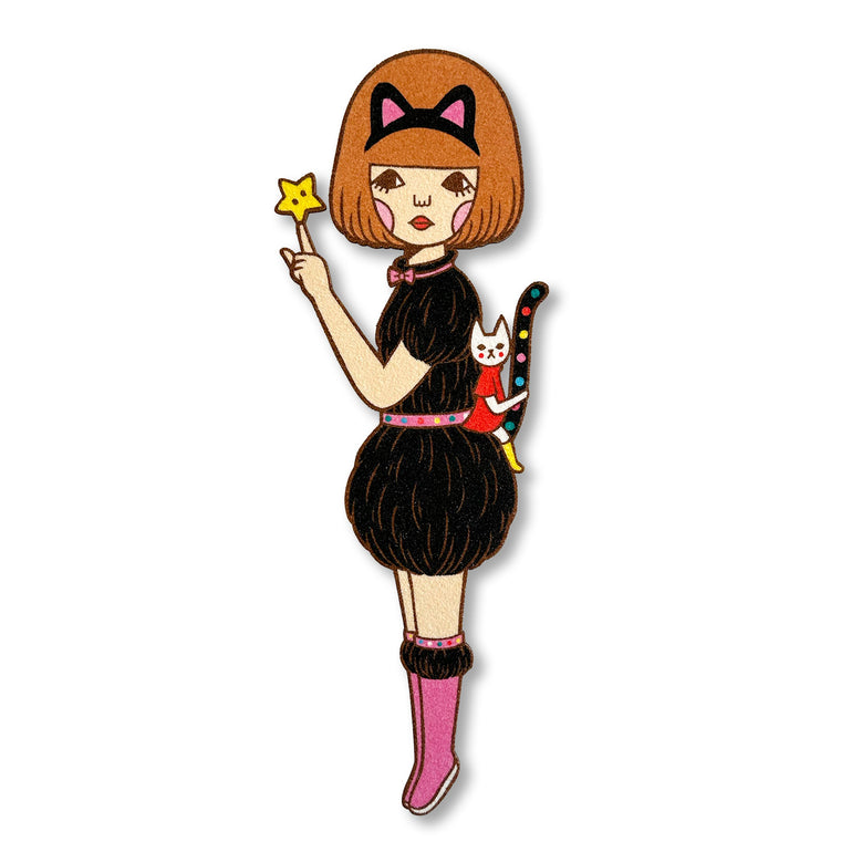 Naoshi: Black Cat Die-Cut (Editions 1-10)