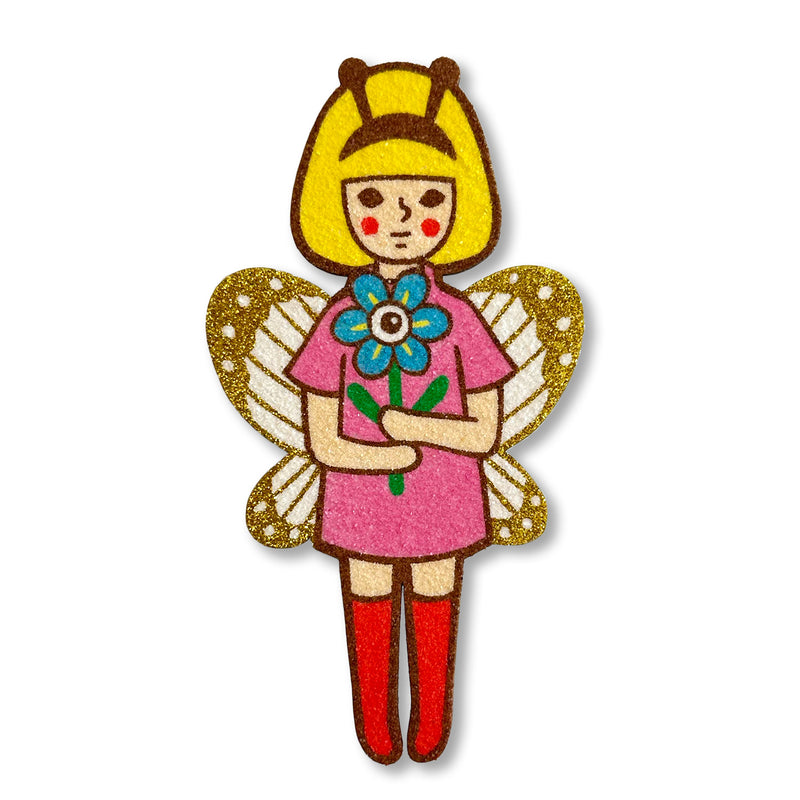 Naoshi: Butterfly Girl Die-Cut (Editions 1-10)