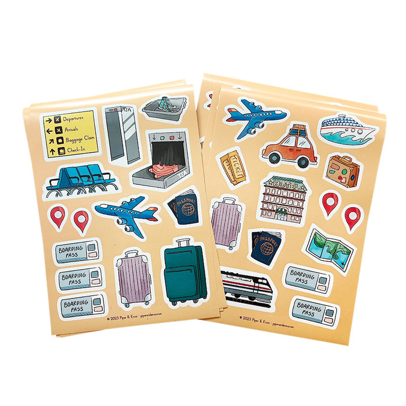 Traveling Sticker Packs
