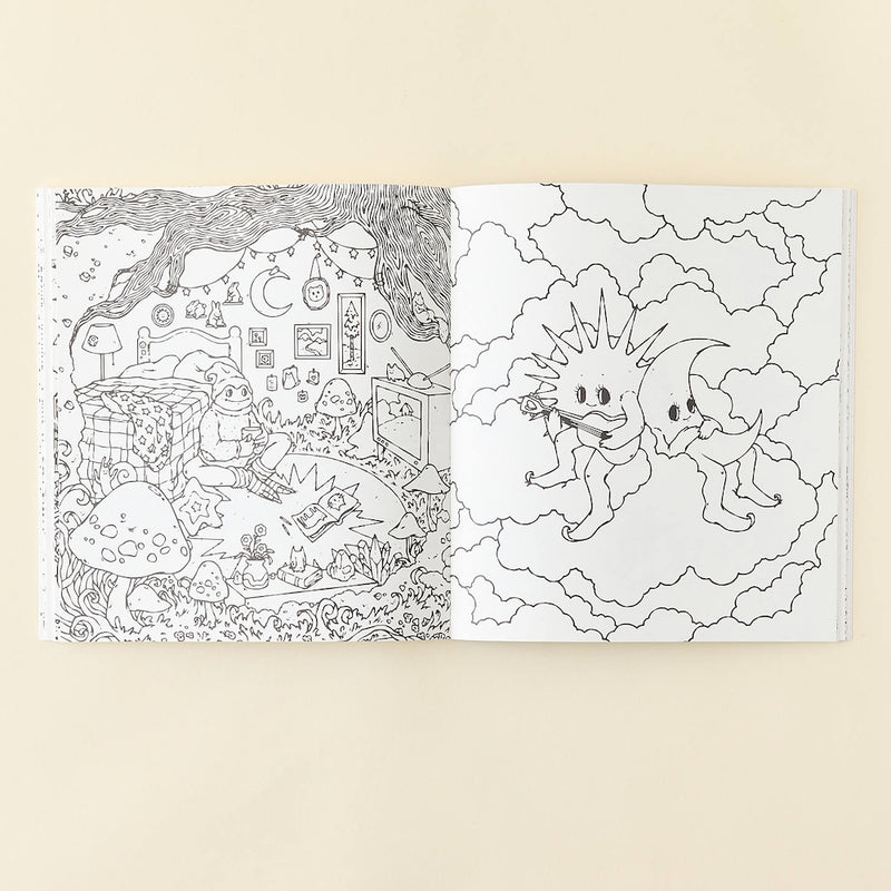 Autumnalwood Enchanted Creatures Coloring Book