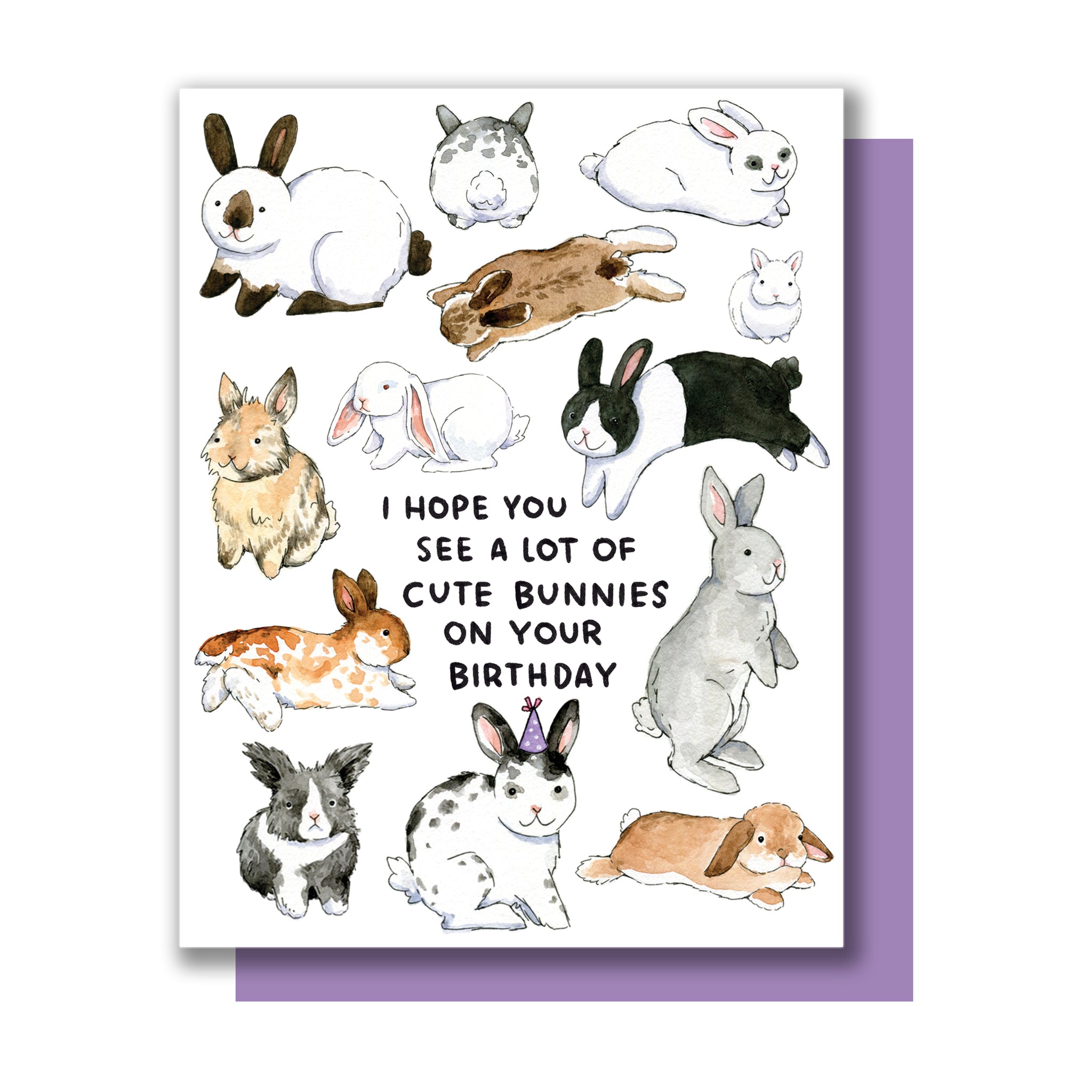 Hope You See A Lot of Cute Bunnies Birthday Card