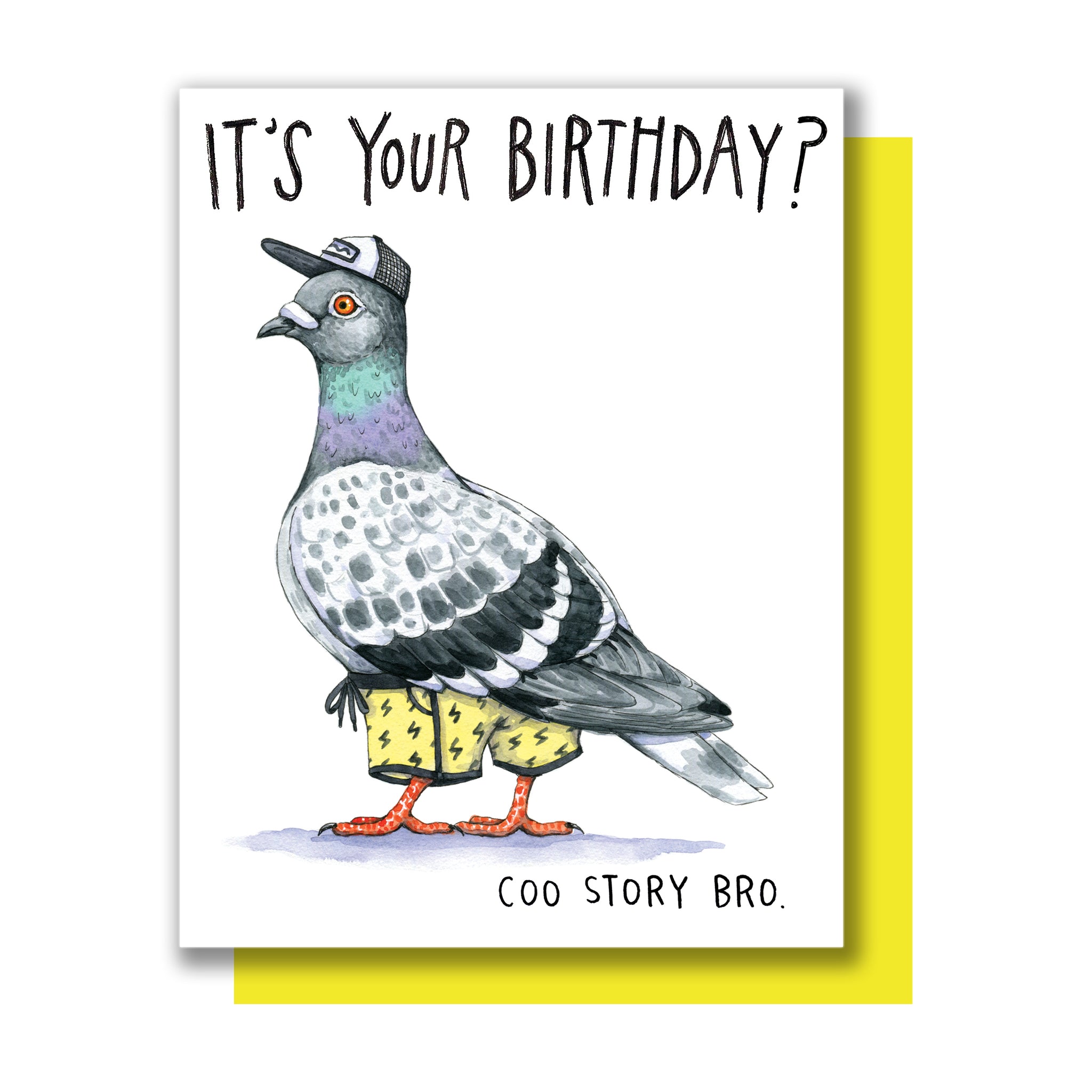 Pigeon Birthday Card