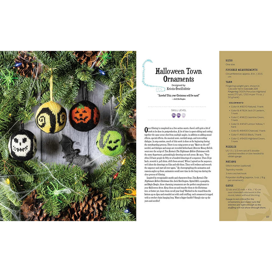 Book - The Nightmare Before Christmas - The Official Knitting