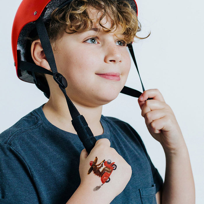 Moto Pup Tattoo Pair